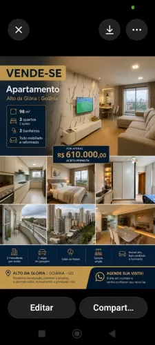 Aluguel - ou Vendo Apartamento no Alto da Glória | Goiânia