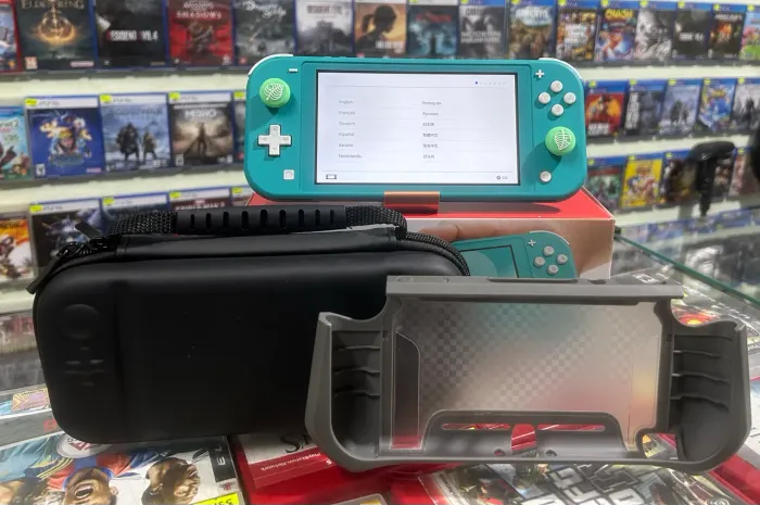 Nintendo Switch Lite 32GB Turquesa Semi novo 
