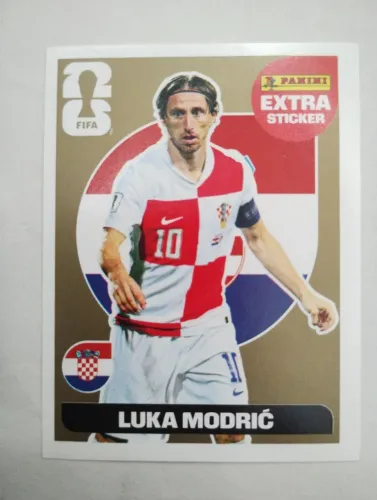 Figurinha Legend Extra Sticker Luka Modric Ouro