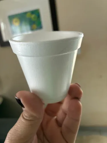 Copos térmicos descartáveis de 120 ml