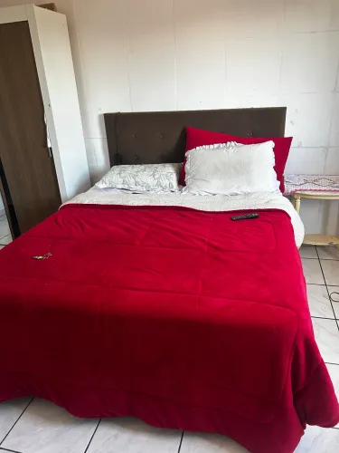 Cama box quenn molas ensacadas