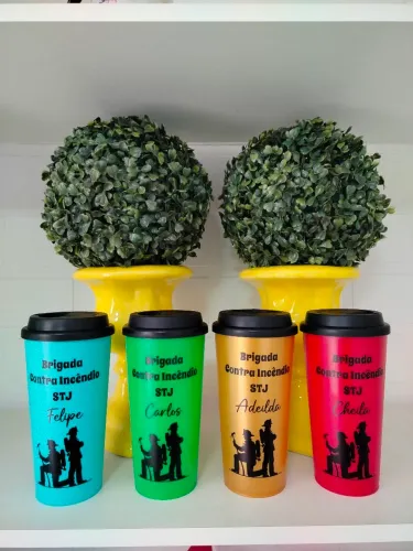 Eco copo copos ecológicos personalizados com tampa