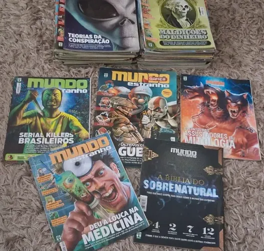 Coleção revista Mundo Estranho