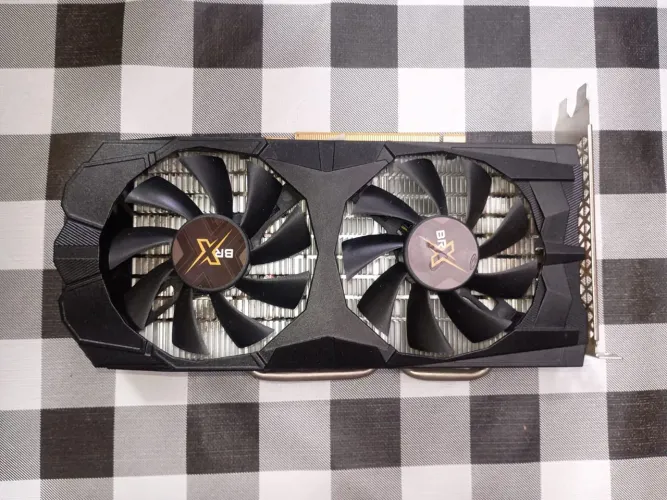 placa de video BrX AMD Radeon RX 580 16GB VRAM GDDR5 semi nova