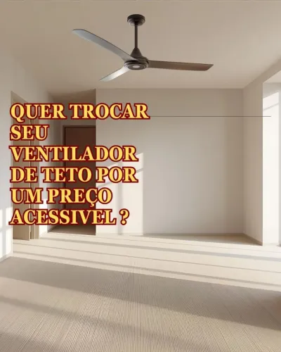 Precisando de um eletricista para instalar seu ventilador de teto ? Fale conosco !