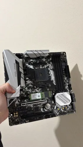 Placa mãe B450m Steel legend 