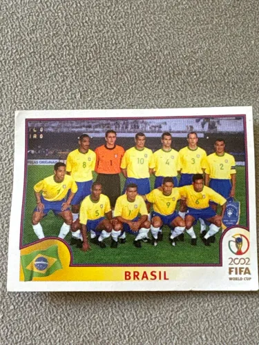 Figurinha da Seleção Brasileira Copa 2002
