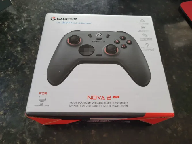 Controle GameSir NOVA 2 Lite | Hall Effect, 1000hz | Novo Lacrado