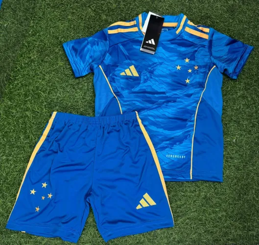 Conjunto Infantil do Cruzeiro Uniforme 3 