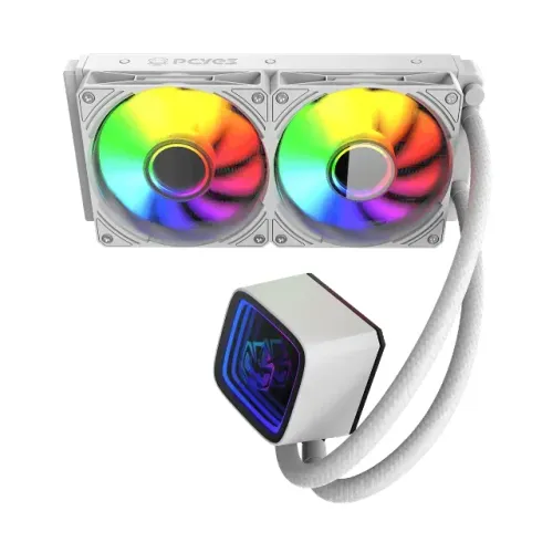 Water Cooler Pcyes Tundra Black Vulcan Argb 240Mm