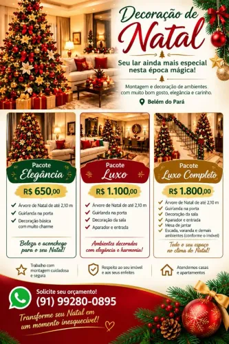 Serviços de decoração. 