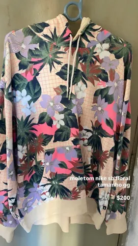 Moletom Nike Floral Tamanho GG