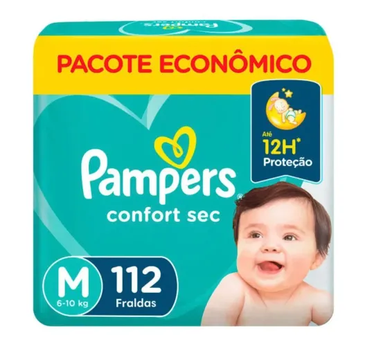 Fralda Pampers M