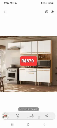 ARMÁRIO DE COZINHA COMPLETO NOVOS MESMO MODELO DA FOTO FAÇO ENTREGA PAGAMENTO SÓ NO ATO 
