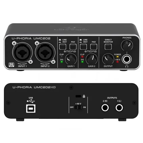 Interface Behringer umc202hd