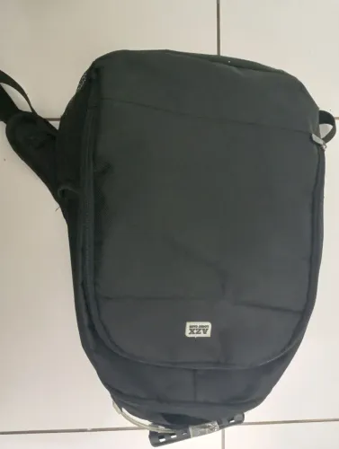 Mochila de viagem AZX preta - usada
