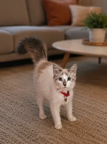 gato macho angorá