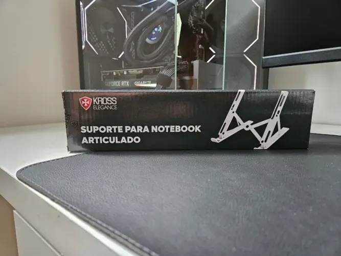 [NOVO] Suporte para Notebook KROSS | 6 Níveis de Ajuste | Ergonômico