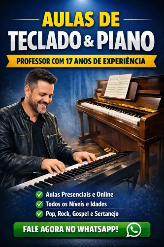Aulas de Teclado e Piano