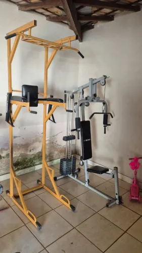 Estação de Musculação Kikos Completa - Academia em Casa | Retirar no Local