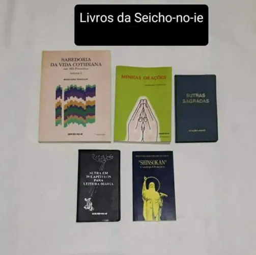 Lote 5 livros Seicho No Ie Masaharu Taniguchi
