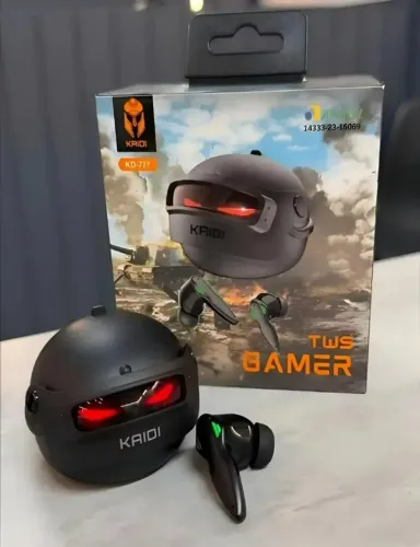 Fone De Ouvido Gamer Bluetooth Agold Tws Kd-777 Cor Preto
