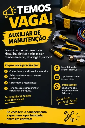 Vaga de trabalho