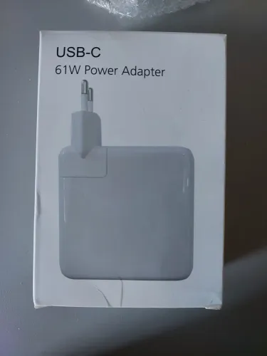 Carregador Fonte USB-C 61W Para Macbook Notebook E Celular Novo<br>