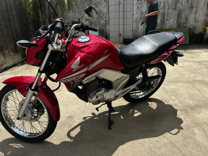 Honda CG 150 Titan ESD 2014 Vermelha Flex