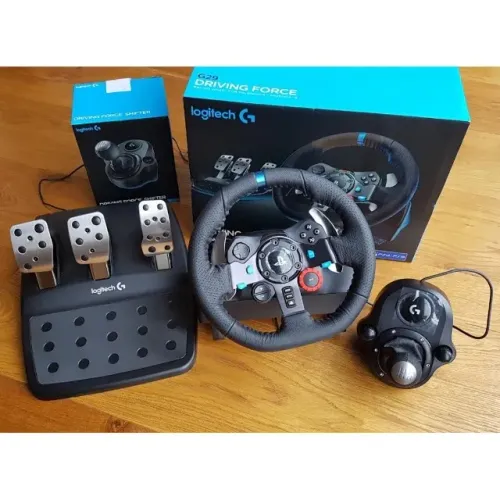 Volante Logitech G29 + Câmbio, para PS3/PS4/PS5 e PC
