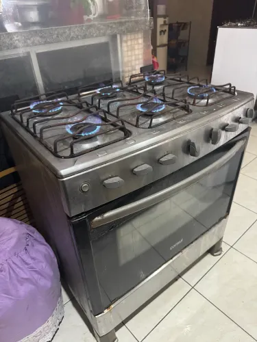 Fogão inox 6 bocas