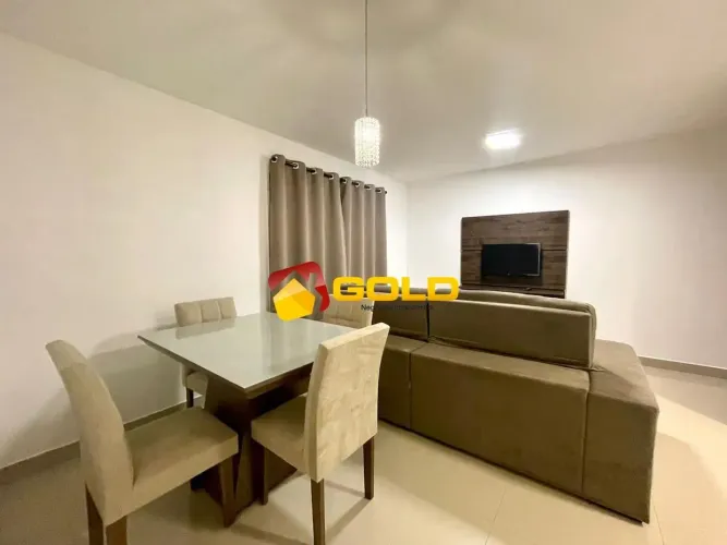 Apartamento Mobiliado para Locação em Uberlândia, Jardim Inconfidência, 2 dormitórios, 1 b