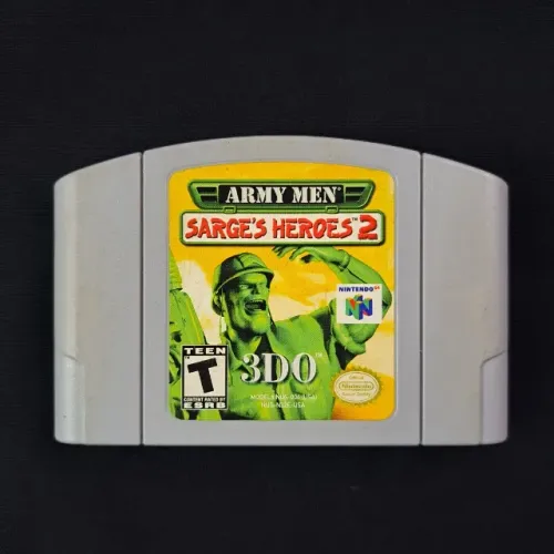 Army Men Sarge's Heroes 2 Original Nintendo 64 N64 Americano