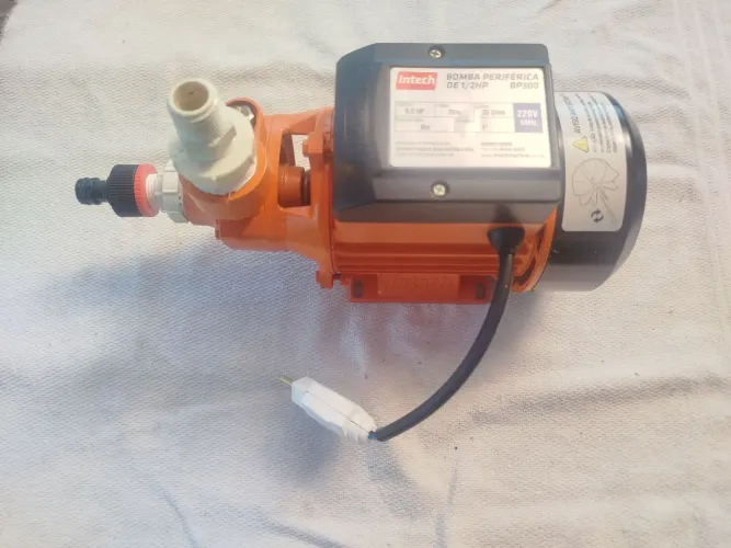 Bomba para aumentar pressão d'água