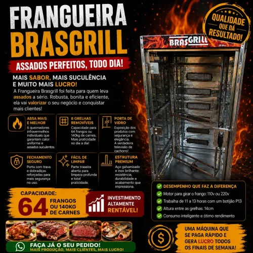 Frangueira 64 frangos