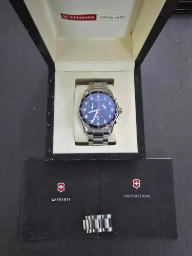 Relógio Victorinox Chrono Classic XLS 241199 - Completo (Caixa e Manuais)
