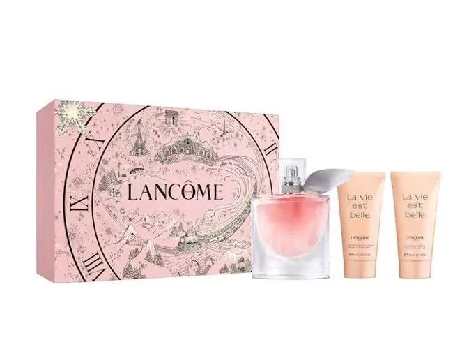 La Vie Est Belle Coffret Lancôme 50ml + Creme Corporal 50ml + Gel de Banho 50ml