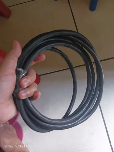 Cabo Flexível PP 4 vias por 2,5mm 5 metros