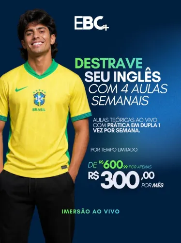 Curso de Inglês online com 50 % de desconto.Pré matrícula GRATUITA!