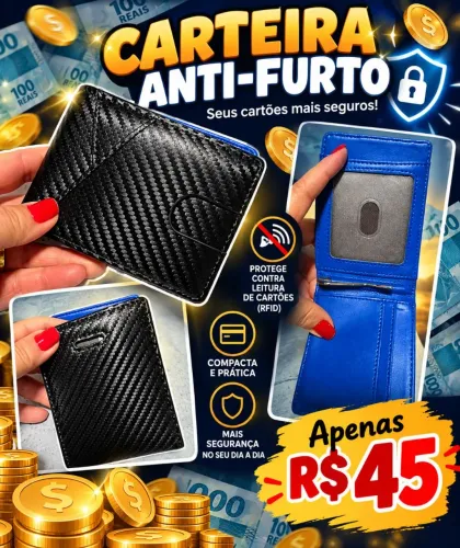 Carteira Anti-roubo