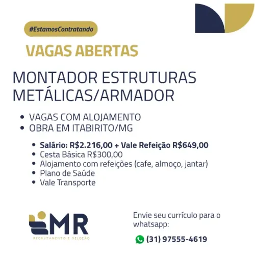 OFICIAL DE OBRAS/MONTADOR
