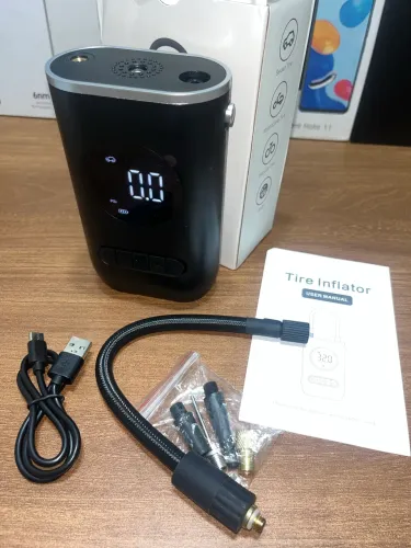 Kit de ferramentas + compressor de ar 