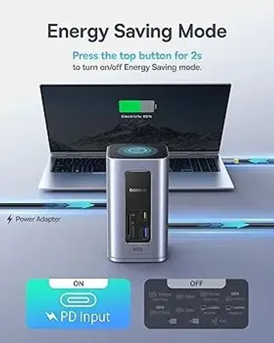 Docking Station Baseus Nomos Nu1 Air Spacemate (12 Em 1)