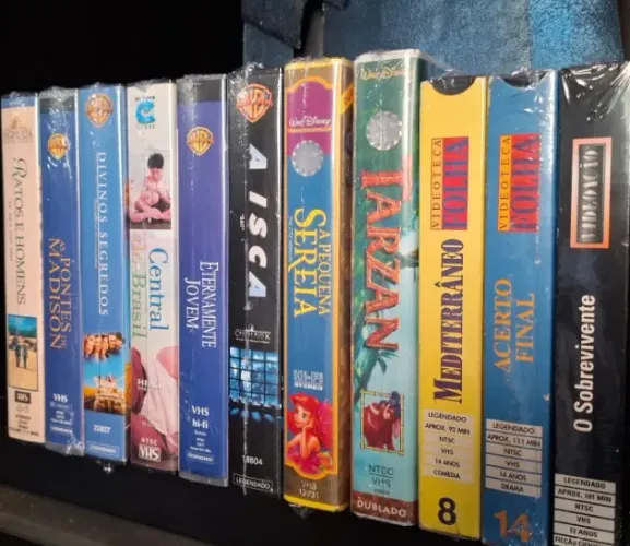 Filmes Fitas Video Cassete VHS de Colecionador a Partir de R$10,00