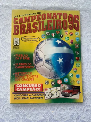 Álbum Campeonato Brasileiro 1995 - Completo 