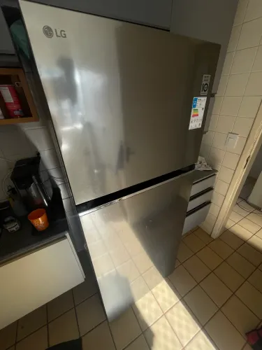 Geladeira/Refrigerador LG Frost Free Duplex Inox 395L 220V