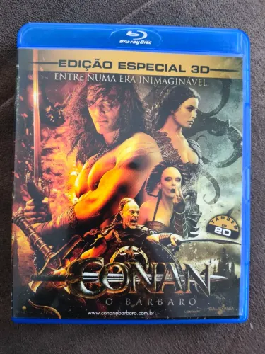 Blu Ray Conan O Bárbaro 2D/3D