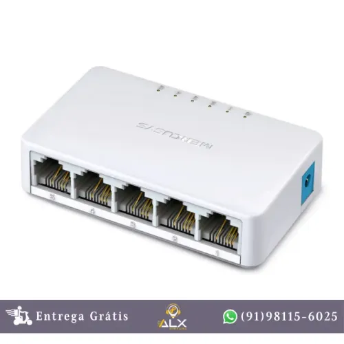 Switch Mercusys 5 Portas 10/100mbps Ms105 *ENTREGA GRÁTIS*