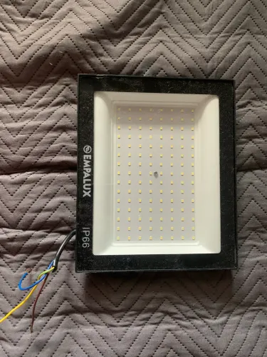 REFLETOR EMPALUX 200w LUZ BRANCA FRIA 