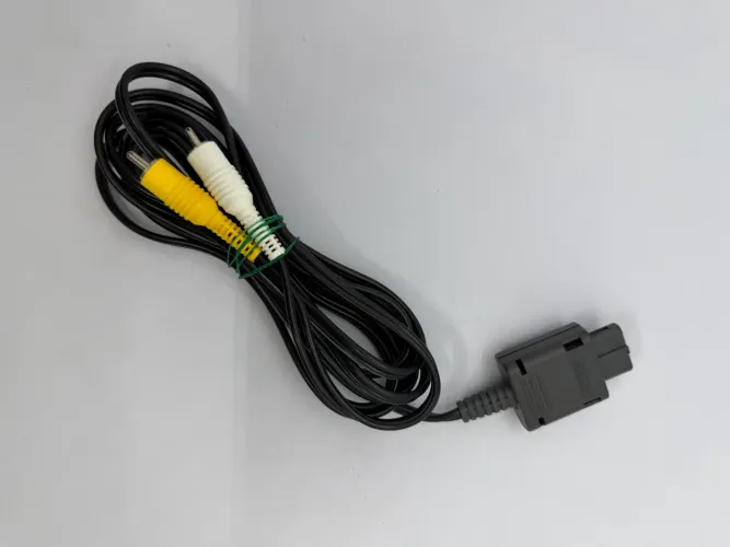 Cabo AV Original Nintendo 64 N64 GameCube Super Nintendo SNES - Áudio Mono
